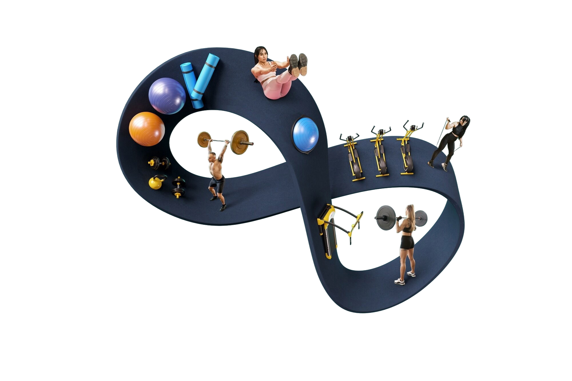 Man with laptop smiling